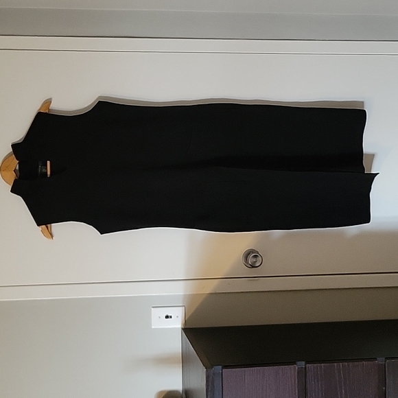 TAHARI~Sleeveless Tunic Vest, Black, S - Picture 1 of 7